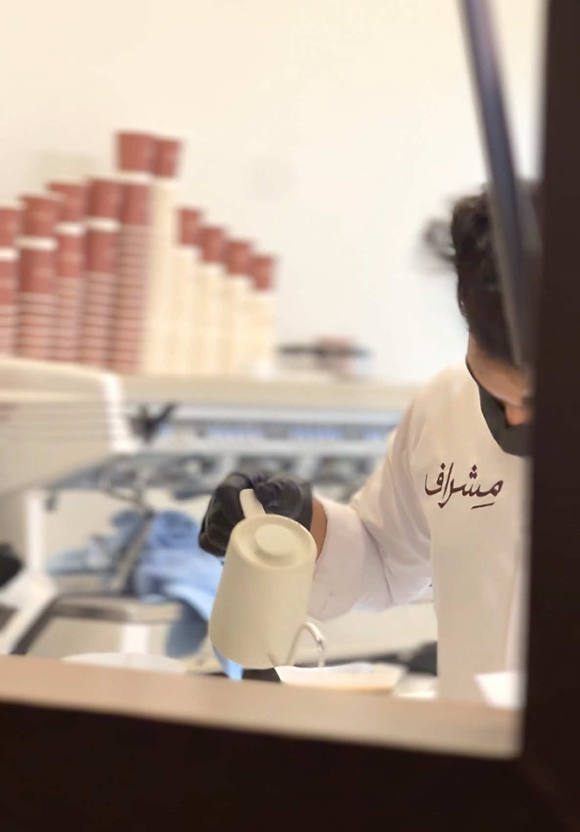 قهوة بالجو الحلو🤍 @مِشراف  #شروره #اكسبلور #fyp #viral #قهوه 