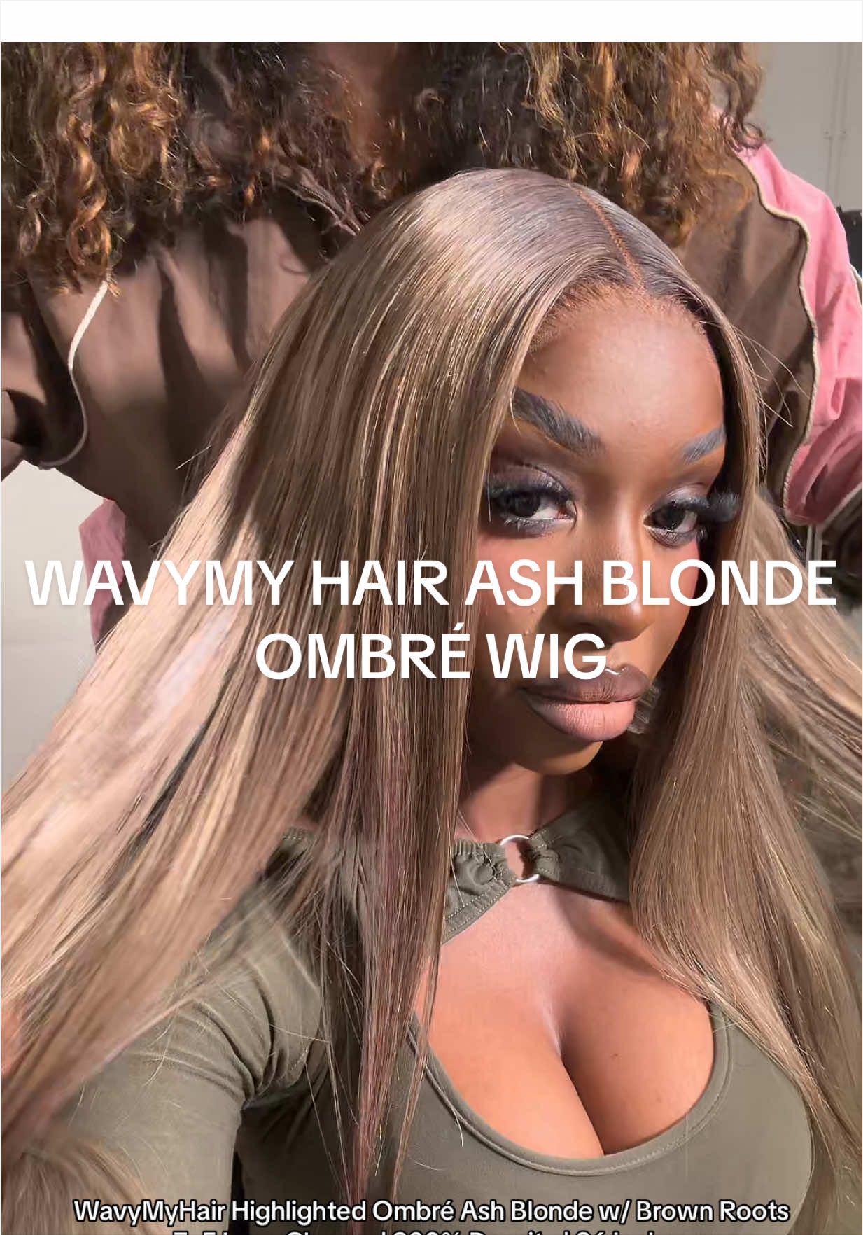 FINALLY an Ash Blonde Ombré Wig suits meee!😩🔥✨@WavyMyHair @Wavymyhair Store  - - #wavymyhair #ashblondehair #ukhairstylists #gluelesswigs #affordablehair 