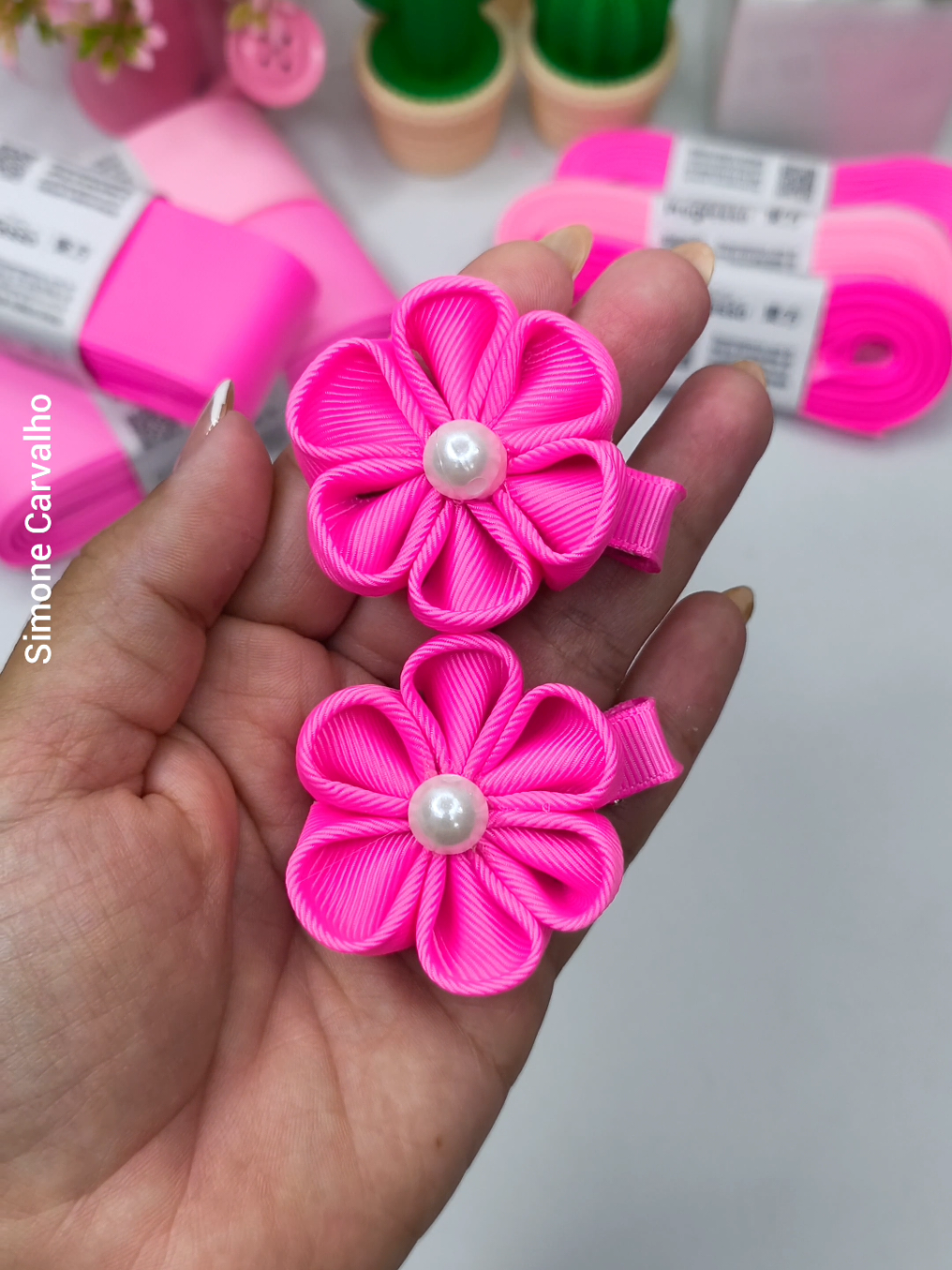 Dessa vez a inspiração é dessa linda florzinha 🌸🥰😍  #tutorial #pap 