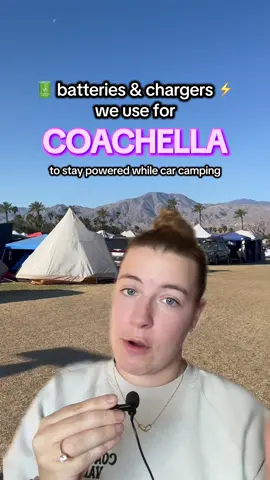 how we stayed powered while car camping at Coachella 🔋⛺️🌴 #coachella #coachella2026 #coachellacarcamping #coachellatips #coachellaadvice 