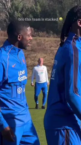 @équipedefrance  training session, this squad is so🥶  2026 @fifaworldcup watch for | FRANCE 🇫🇷 I #france #worldcup #dembele #doue #mbappe @Shaun232sl 