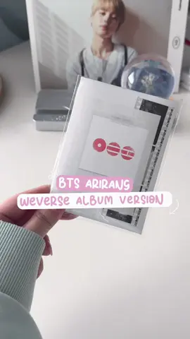 BTS Arirang - Weverse Album version.  I love B&W photocard so much!!! I’m really happy with these 🤧🥰 #btsarirang #BTS_SWIM #btscollection #btsarmy #kpoptiktok 
