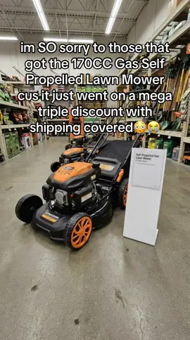 This is the last gas lawn mower you’ll ever need! It also has a 2 year warranty!