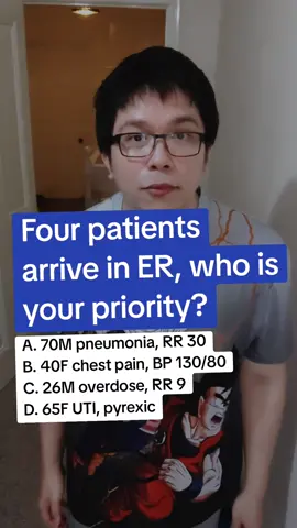 Naloxone? 🤔 (is it even opioid?) Rationale: RR 9 = respiratory depression → airway/breathing first (A/B). #nursingstudent #nursing #nursingtiktok 