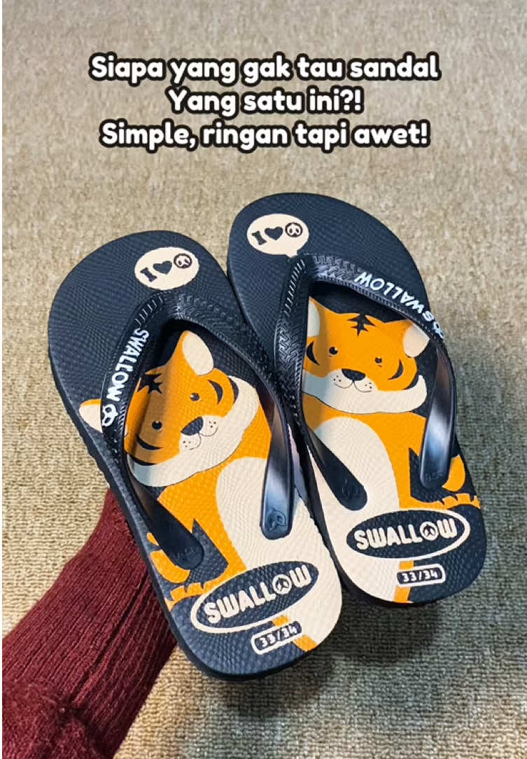 Sandal jepit swallow anak, motif safari lucu ringan,simple dan awet. Cocok untuk sehari-hari.. yuk samaan cek keranjang!! #sandalanak #sandaljepit #sandalswallow #swallow #swallowanak 