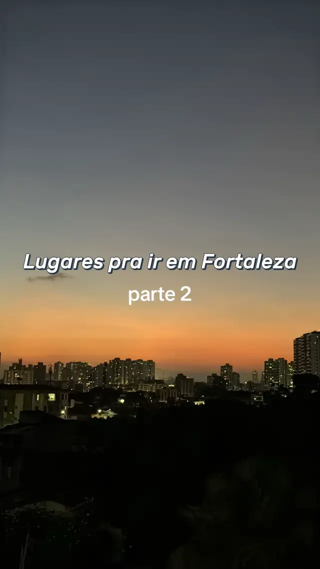 Mais uma sequência de lugares especiais em Fortaleza pra vocês, ja que gostaram muito da parte 1 🥰  Já salva pra não perder o ouro ⭐️