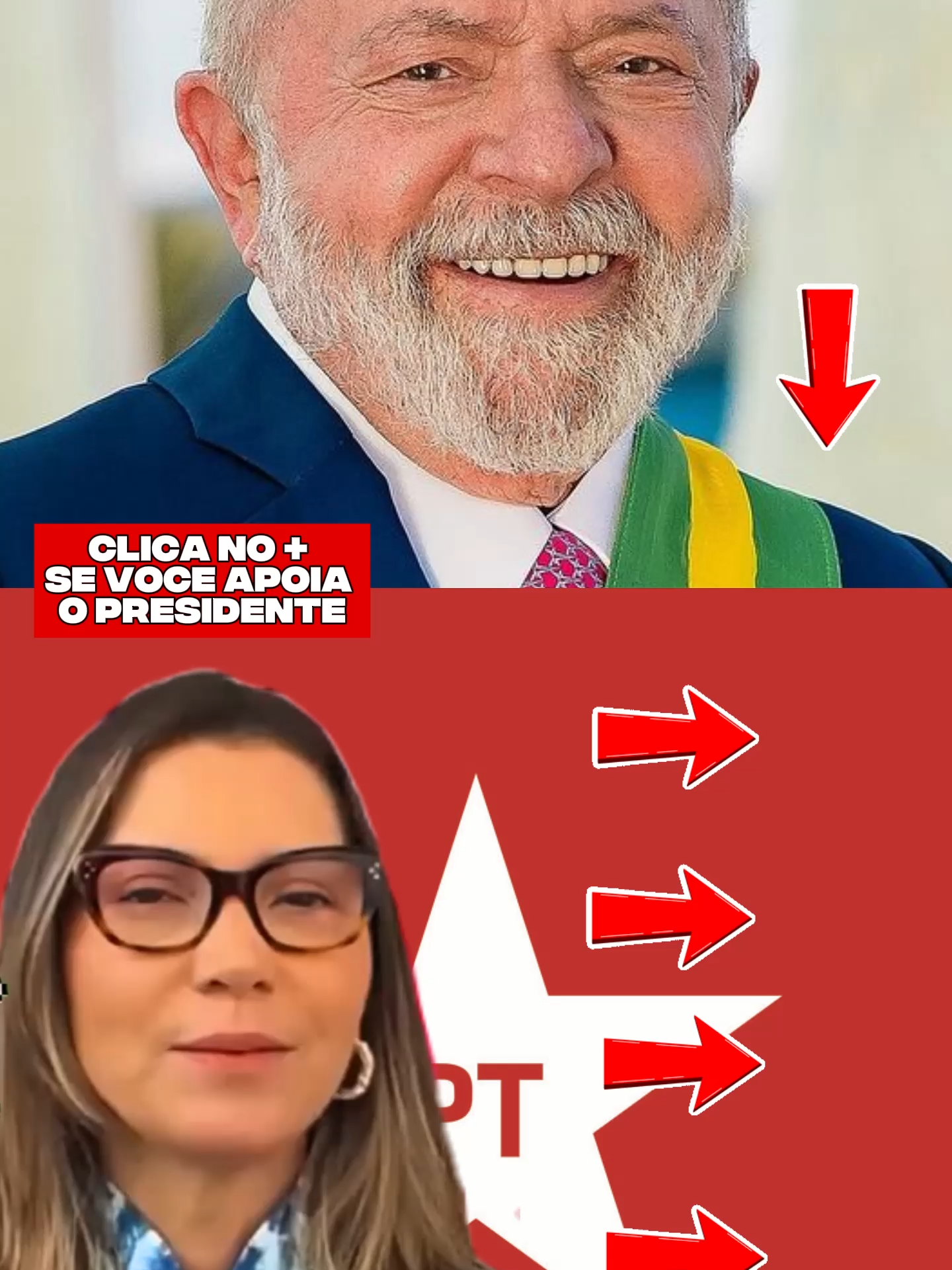 se voce esta com a janja clica no +