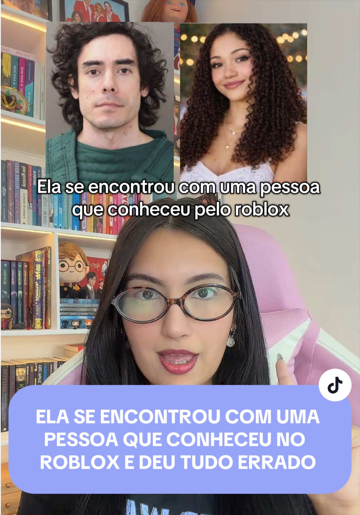 Ela se encontrou com uma pessoa que conheceu pelo roblox. #casosreais #crimesreais #truecrime #crimes #truecrimetok 