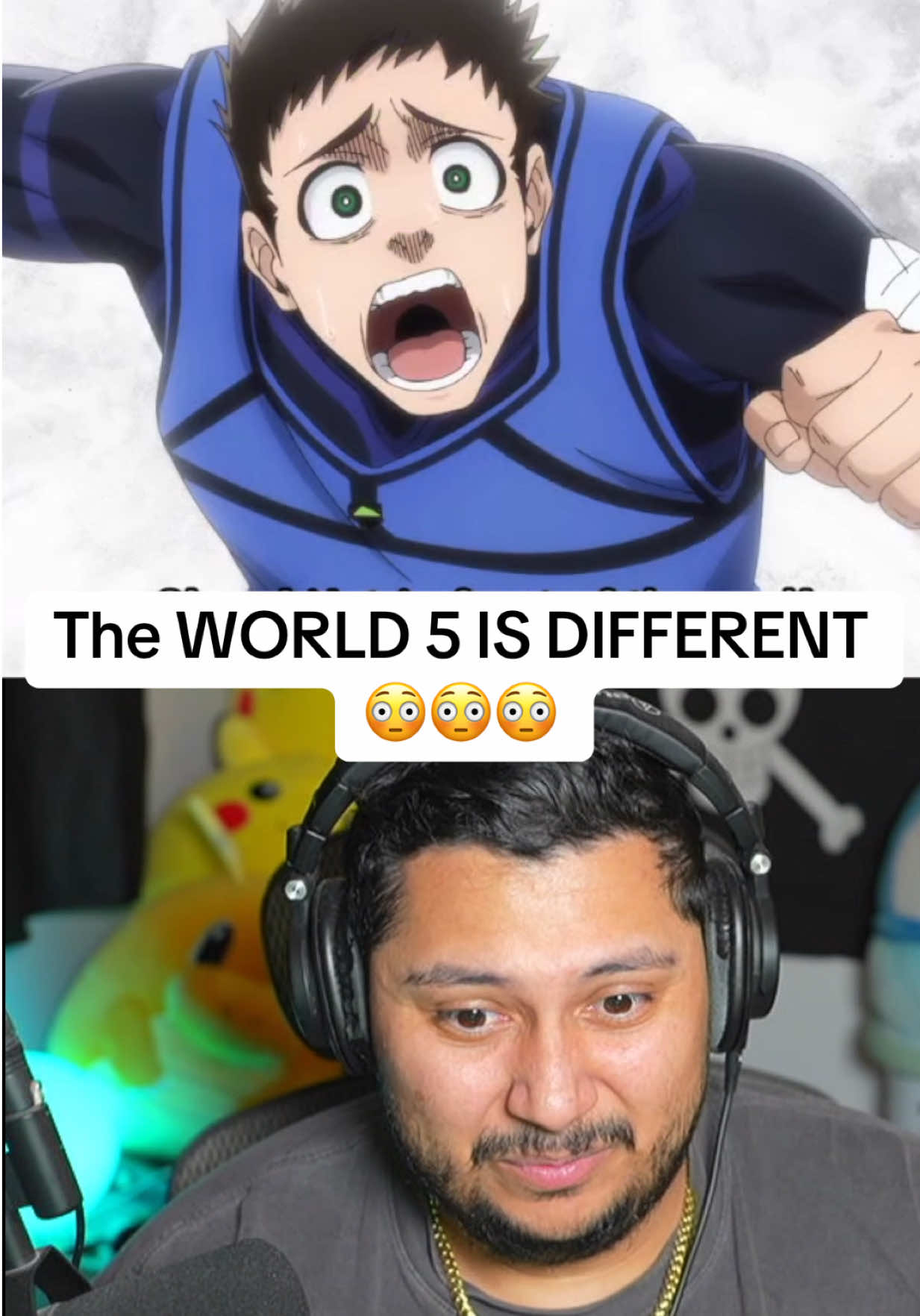 THE WORLD 5 IS OVERPOWERED … 😳😳 #bluelock #bluelockedit #fyp #anime #reaction 