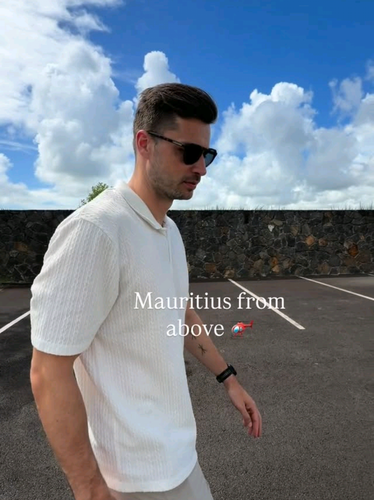 Join me for a ride 🚁 #helicopterride #mauritius #portlouis #lemorne #chamarel