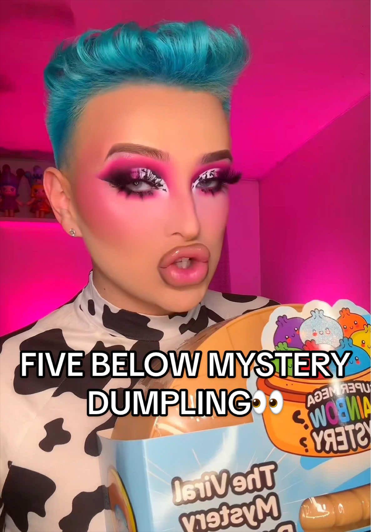 I GOT THE GIANT MYSTERY DUMPLING FROM FIVE BELOW 🥟🫣 do yall think i got the glitter secret dumpling? 👀 #fivebelow #dumpling #unboxingvideo #toy #fyp 