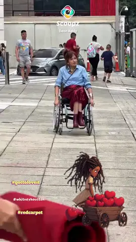 #blessing #handicapped #whitneyhouston #redcarpet 