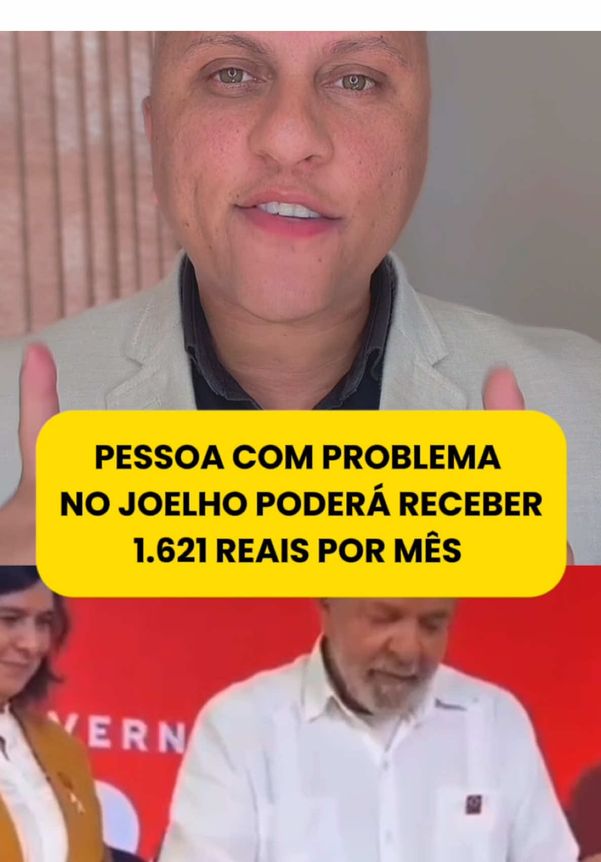 AGORA É LEI: R$ 1.621,00 POR MÊS NO SEU BOLSO! 🚨 Você sofre com dores constantes no joelho que te impedem de ter uma vida normal? O que muita gente não sabe é que o problema no joelho, quando gera uma limitação real, pode dar direito a um salário mínimo por mês pelo INSS (BPC/LOAS). PARA TER DIREITO, VOCÊ PRECISA: ✅ Comprovar baixa renda familiar; ✅ Ter um laudo médico detalhado em mãos; ✅ Provar que o problema limita seu dia a dia (dificuldade de andar, subir escadas ou trabalhar). Não deixe o seu direito guardado na gaveta por falta de informação técnica! A dor no joelho não é só um incômodo, pode ser a sua porta de entrada para uma segurança financeira. PRECISA DE UMA ANÁLISE DO SEU CASO? Fale agora com o meu time de especialistas pelo Zap: 📲 (11) 91758-6277 #inss #joelho #bpcloas #lei #aposentadoria 
