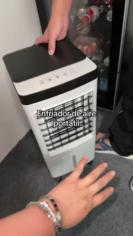 Perfecto para que mantenga su cuarto bien fresco para los dias de calor 🤩 #portableaircooler #portable #aircooler #evaporativeaircooler #Summer 