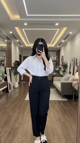 (HOT 35~80Kg)Quần Tây Lưng Thun#thoitrangnu #phoidoxinh #thoitrang 