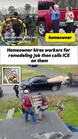 Homeowner hiresworkers for remodeling job then calls ICE on them.The homeowner is the one who should be arrested!  #kennethtrevino#maryland#immigration#ICE #news 