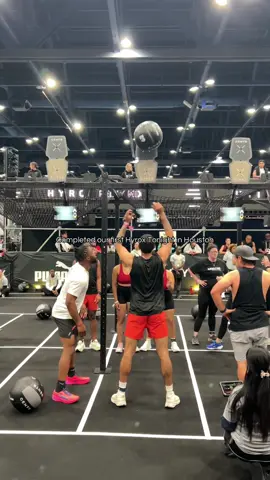 So proud of all us for pushing through 👏🏽 great job team.  #hyroxhouston #firsthyrox #hyroxrelay #hyroxmixedrelay #hyrox 