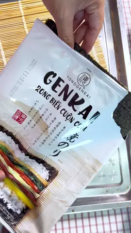 Rong biển cuộn cơm Genkai. 1 gói 9 lá . #rongbien #rongbiencuoncom #rongbienhanquoc #kimbap #xuhuong 