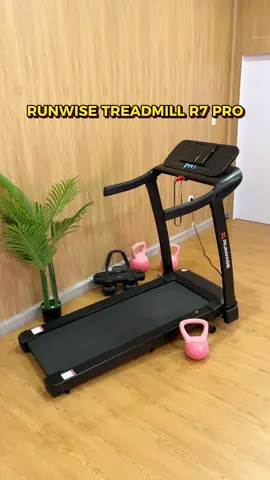 RUNWISE Treadmill R7PRO - Alat Olahraga Rumahan Dengan Sistem Peredam Pintar & Motor Brushless 10X, 4 Level Incline, Walking Pad Treadmill ##workout##treadmill##runwisetreadmill##fyp