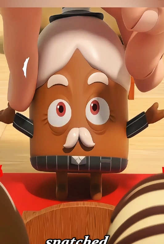 The chocolate bread finally meets the one it loves again.#funnyvideos #fyp #cartoon #foryou #anime 