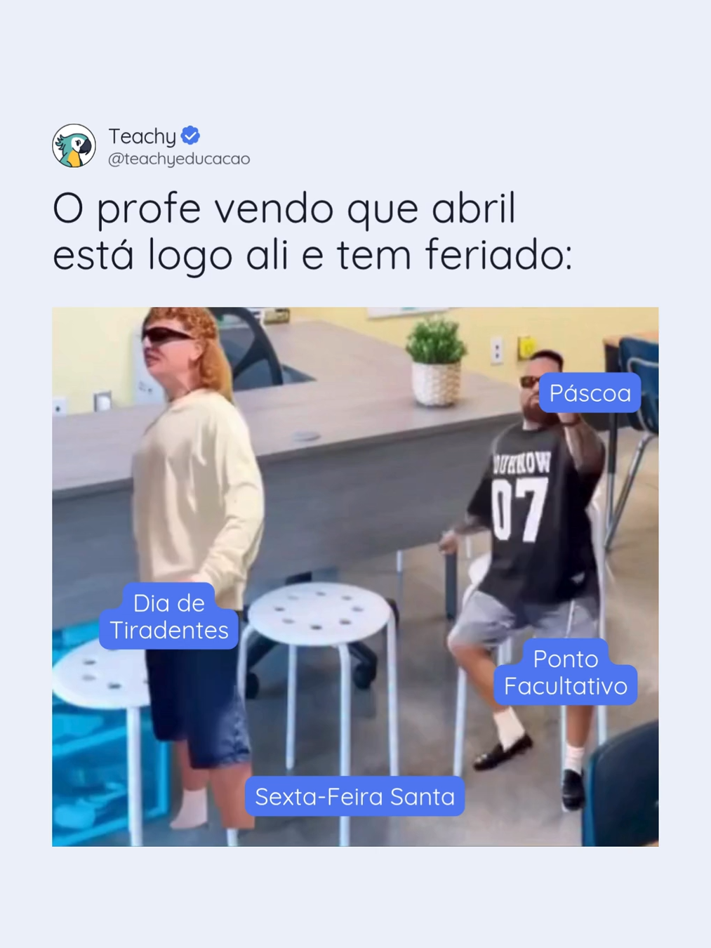 Enfim dando adeus a março e olá para abril 🤣🙏