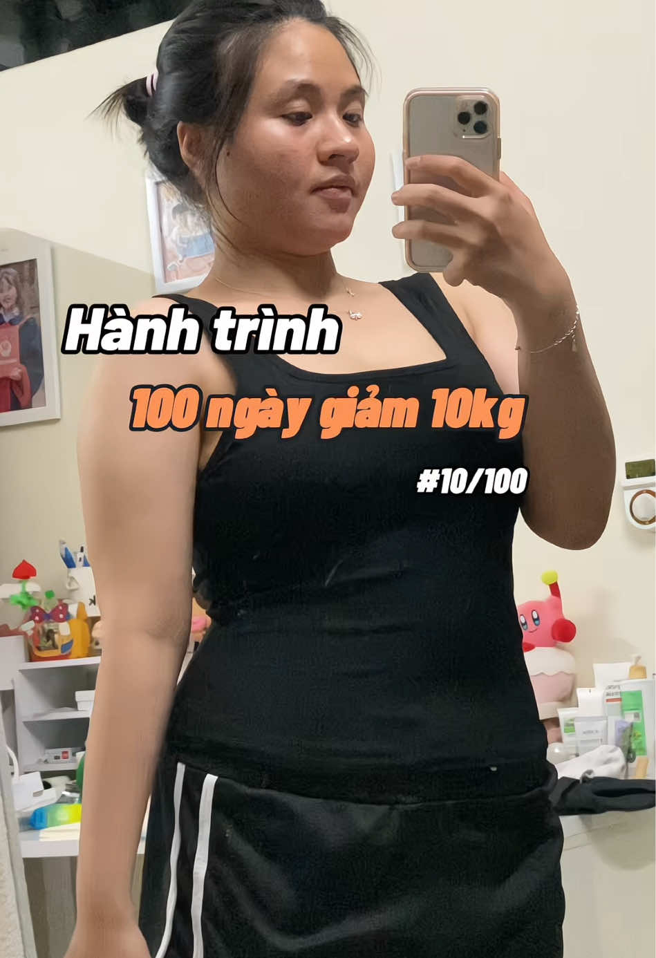 Ngày 10: Hành trình 100 ngày giảm 10kg #khanhlysegay #hanhtrinhthaydoibanthan #kahu #khangbaki 