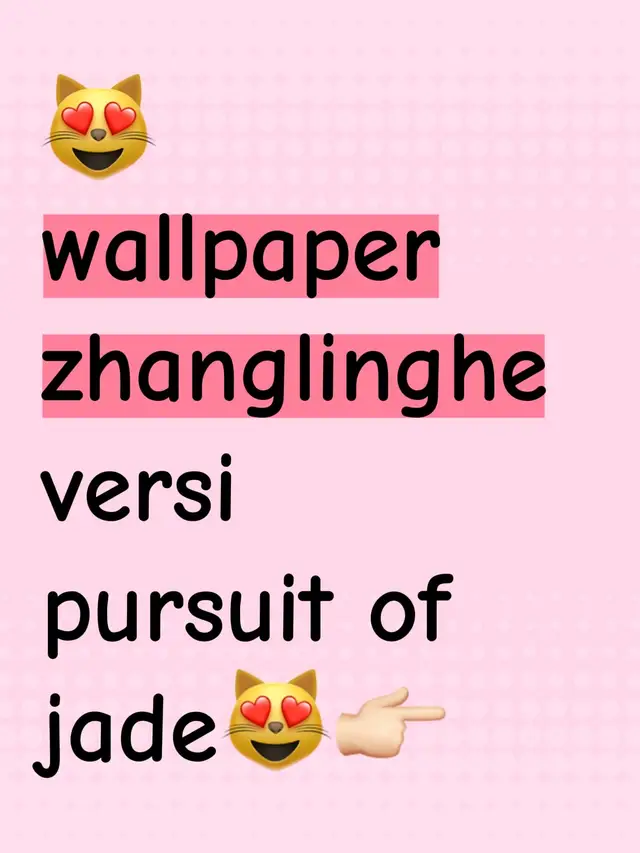 siapaa nih yang minta versi pursuit of jade😻👉🏻 #zhanglinghe张凌赫 #wallpaper #pursuitofjade #chinesedrama #zxycba 