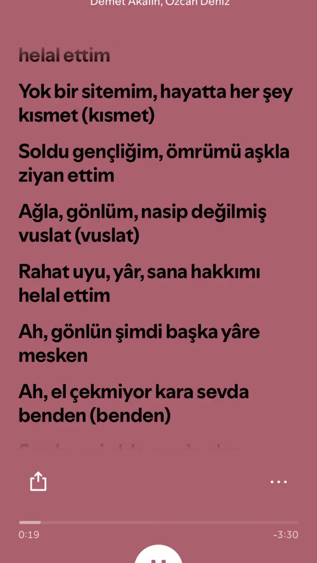 #demetakalın #nasipdeğilmiş #şarkılar #şarkısözleri #musician 
