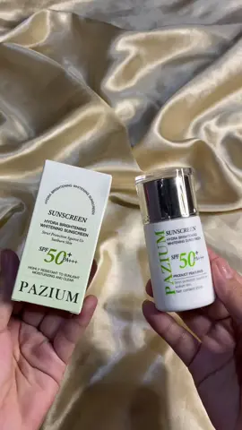 Hydrate, brightened, Protected All-day glow with Pazium Hydra brightening Sunscreen.✨ @PAZIUM Beauty.PH  #sunscreen #spf50pa➕➕➕ #protected #paziumsunscreen #paziumsunscreen 