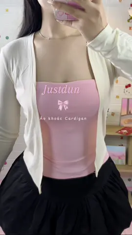 Phối áo quây xinh hết cỡ 🌷 #cardigan #justdun #fyp #aokhoac #viral 