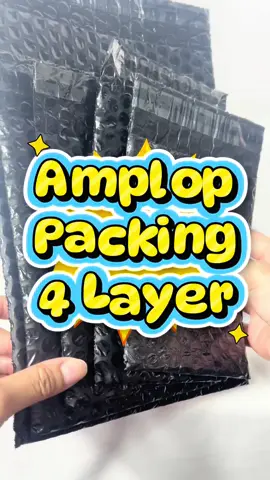 Bubble mailer hitam 🖤 #bubblemailers #packaging #packingorders #bubble 