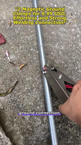 Fast, secure grounding with 2 magnetic clamps – Only $9.99! #tiktok #tiktokshop 