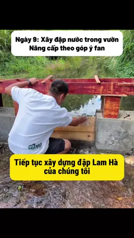 Ngày 9: Xây đập nước trong vườn, nâng cấp theo góp ý fan
