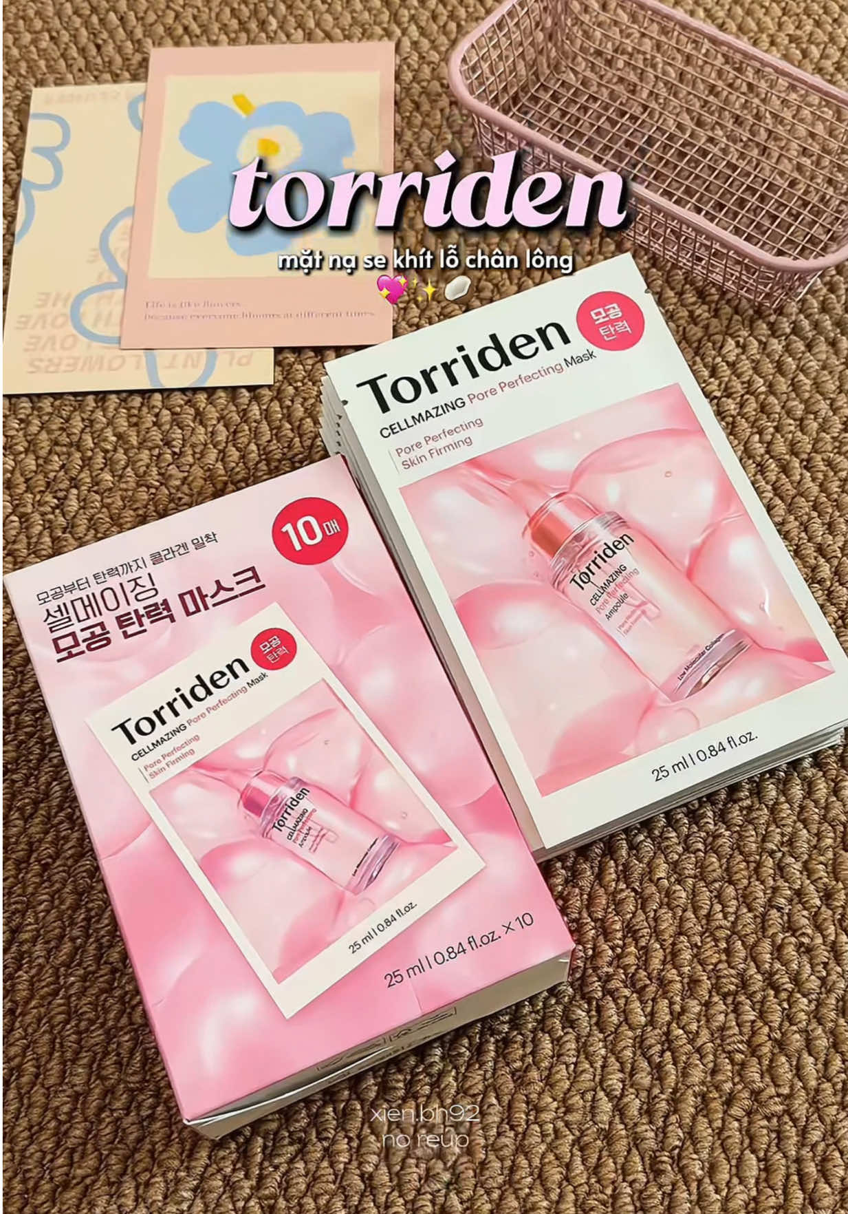 mặt nạ se khít lcl torriden, dùng siu mê lun í 💖🙆🏻‍♀️✨ #torriden #mask #matnasekhitlcl #goclamdep #unbox 