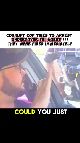 CORRUPT COP TRIES TO ARREST UNDERCOVER FBI AGENT !!! THEY WERE FIRED IMMEDIATELY #Viral #moments #foryou #new #trending #cops #police 