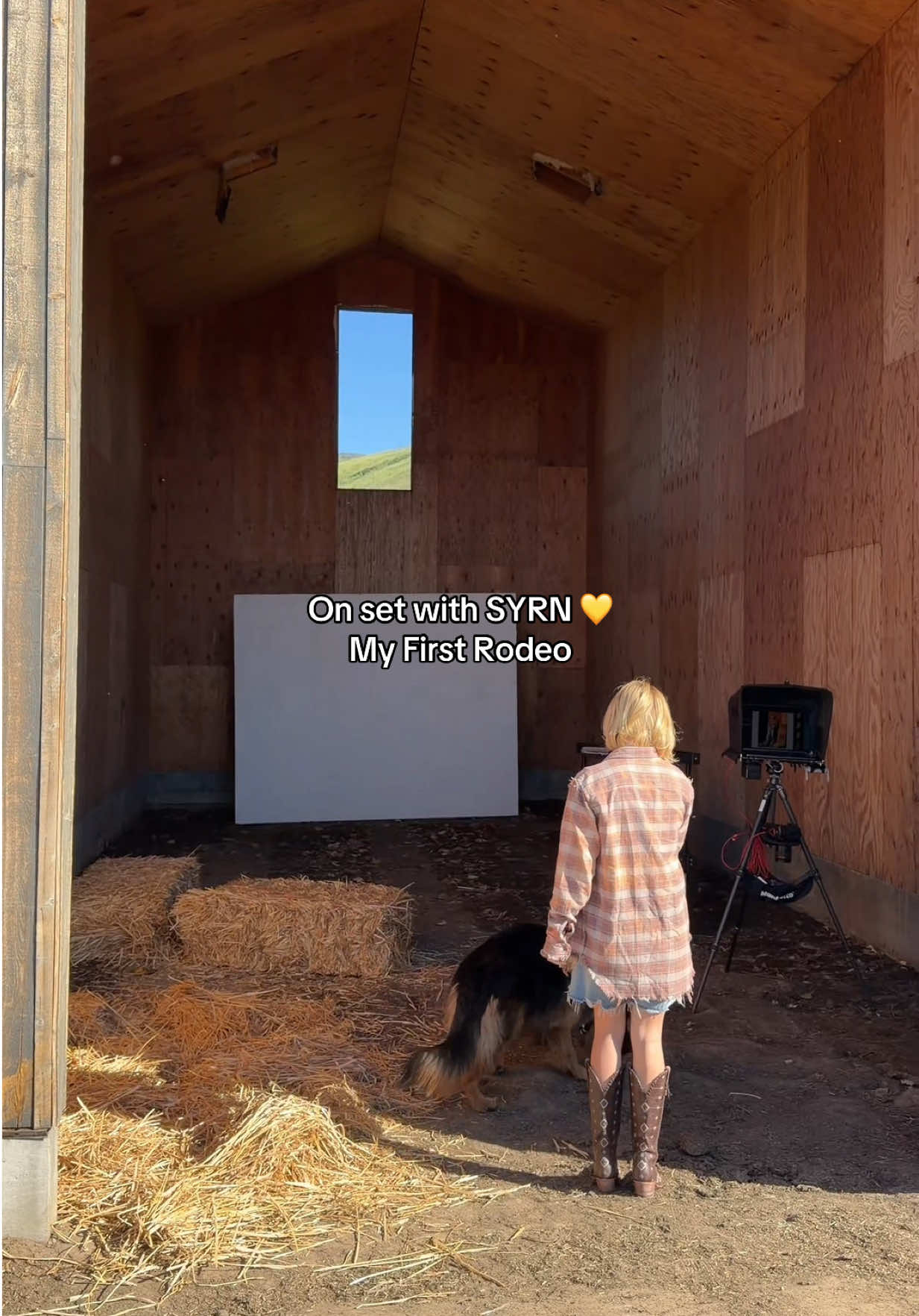SYRN ON SET 🎥🏜️🌵 the second Romantic collection My First Rodeo drops TOMORROW, April 1 at 8 AM PT!!! #syrn by #sydneysweeney 