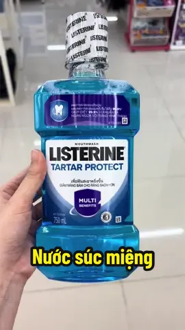 Combo 2 Chai Nước súc miệng Listerine Tartar Protection 750mlx2 #sieuthimini 