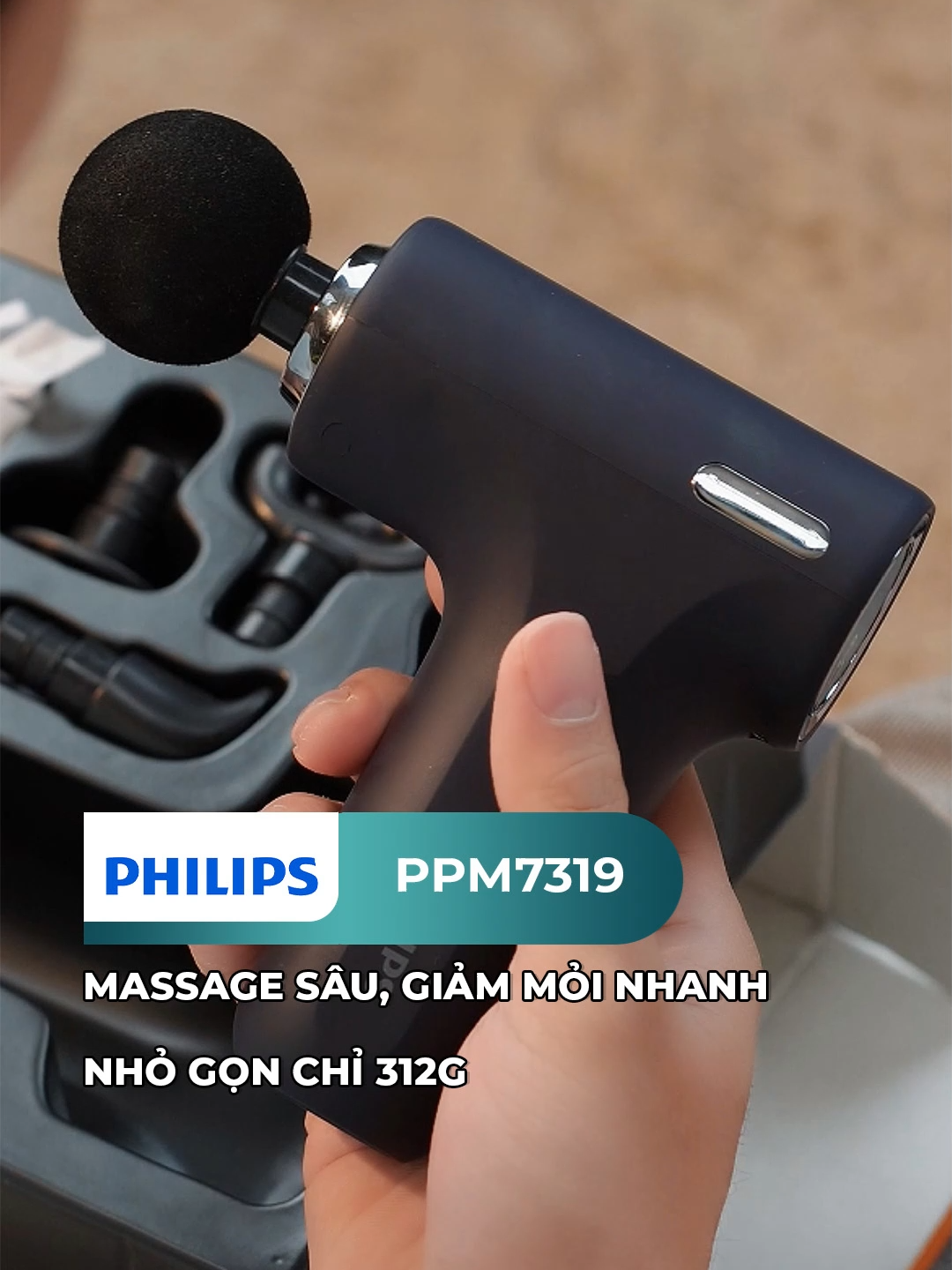 Trước giờ mình đổi cũng vài loại máy massage rồi, nhưng Philips 7319 vẫn là cái mình dùng thường xuyên nhất #philipsmassagervietnam #KLCommerceMegaSale #philipsmassagegun #MuaTaiTikTokShop #tspsaledoitac #sansale #philips7319