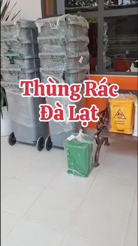 Thùng rác công cộng đà lạt #thungraccongcong