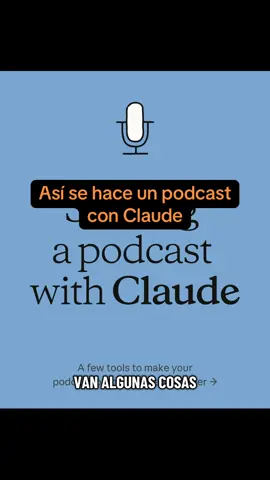 antes de grabar tu primer podcast, hay algo que haría primero. comentá PODCAST y te paso la guía completa para hacerlo de manera automática con Claude