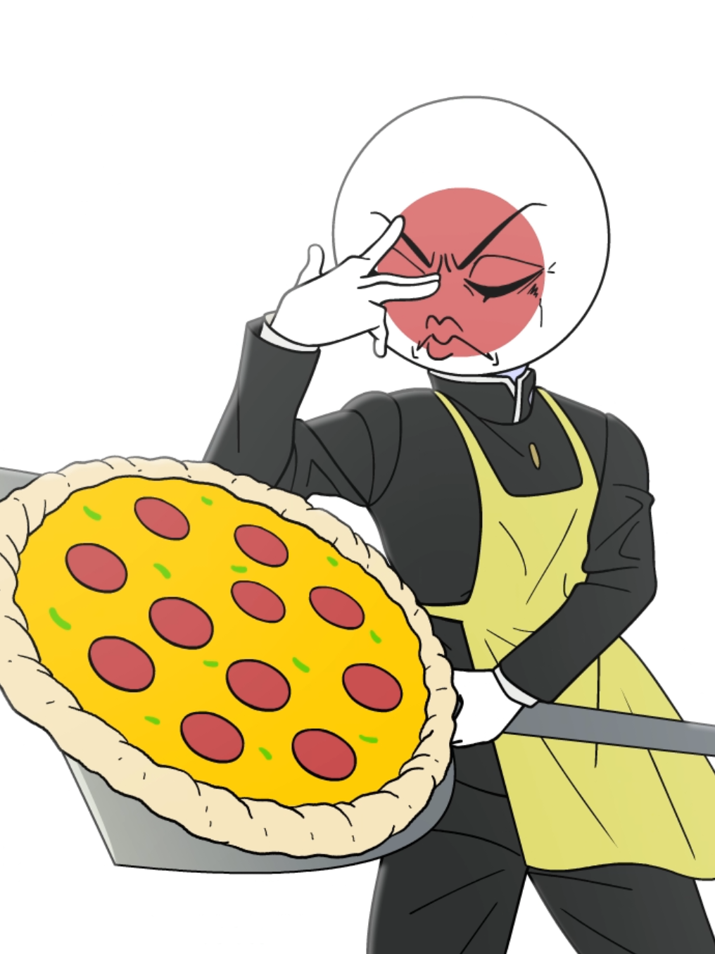 MAKE PIZZA 🍕 #countryhumans #animation #countryballs #shorts #contryhumans 