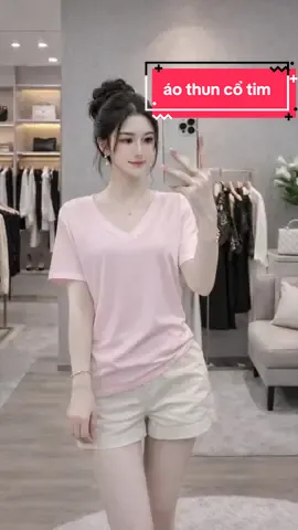 áo thun cổ tim #minyeu2906 #thoitrangnu #aothun #aothuncotim #aothunnu 