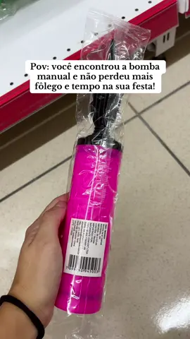 Praticidade que você precisa 🎈✨ #bombadeencherbexiga #arcodebexigas #dicasdefesta #festa 