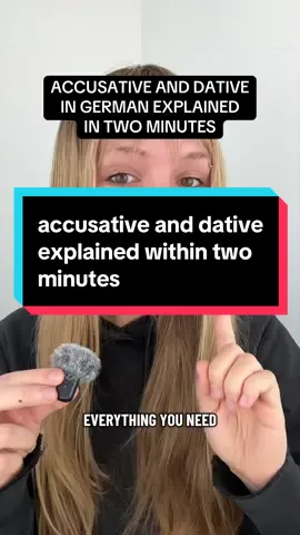 accusative and dative are two of the hardest things about german! if you’re still struggling that’s normal :) #learngerman #german #deutsch #LearnOnTikTok #TikTokLearningCampaign 