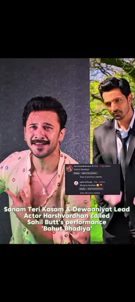 Indian actor appreciated > sahil Act ❤️‍🔥🫶 #act #msahilll #fyp #viral 