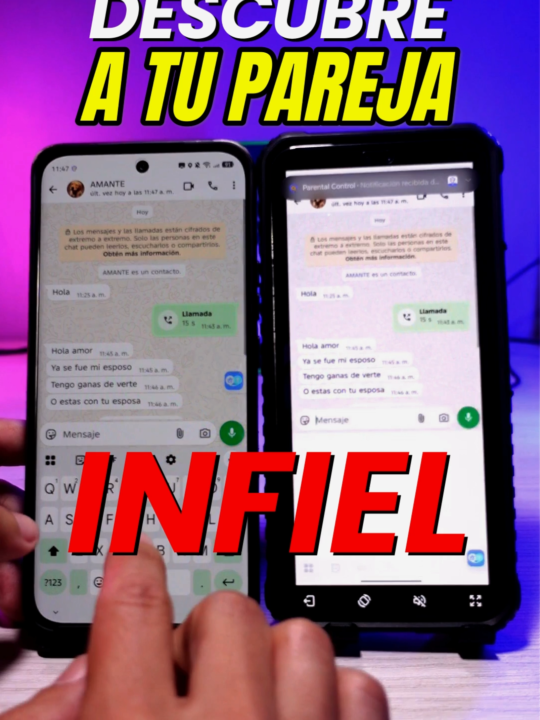 DESCUBRE A TU PAREJA INFIEL PARENTAL CONTROL #telefono #Tech #celular #parentalcontrol #tecnologia 