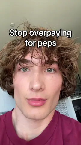 Please stop over paying for peps 😭 #peptalk #peps 