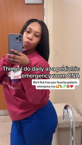 Some of the things I do daily as a pediatric emergency room cna ❤️🧸 it’s not for everybody but I love what I do 🤞🏼