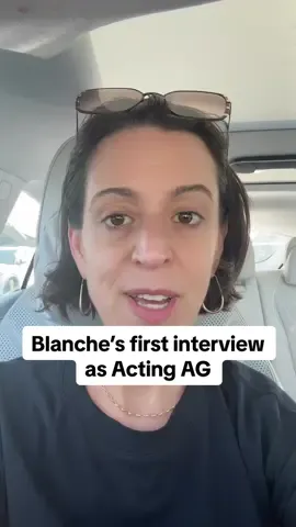 Todd Blanche gave his first interview as Acting Attorney General to Fox News. Of course. TLDR: new boss same as the old boss—or worse. 