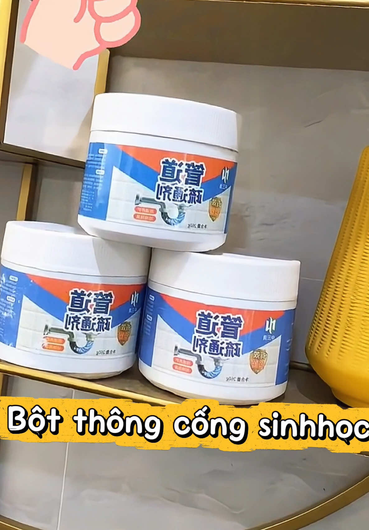 Test bột thông cống với con cá cho các bà xem nè! Tan nha tan nha! #botthongcong #botthongcongsinhhoc #botthongcongcucmanh #botthongboncau #thongtaccong 